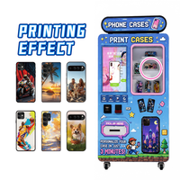 Máquina Expendedora de Impresión de Carcasas para Teléfonos Móviles, Pequeña Inversión para Cruceros y Tiendas de Regalos