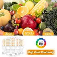 Ampoule halogène LOHAS 4W SMD G9 blanc chaud 3000K sans scintillement mini ampoules LED pour lustre