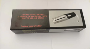 Tragbarer hand gehaltener Akten vernichter <span class=keywords><strong>Mini</strong></span> Electric Desktop A4/A6 Strip Cut Schreibwaren schneider für Dokumente - Product Image 6