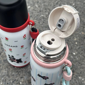 Botol Air Anak JM Outdoor, Cangkir Vakum Terisolasi Kreatif untuk Anak, Botol Air Stainless Steel Modis untuk Anak dengan Pegangan - Product Image 4