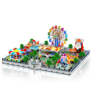 Mould King 11022 Modèle de parc d'attractions motorisé en blocs de construction 5220 pièces Ensemble de briques de grande roue dynamique Jouet pour adultes - Product Image 1