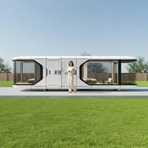<span class=keywords><strong>Casa</strong></span> Cápsula Modular de Lujo Moderna STAR CABIN X7, Completamente Amueblada, Prefabricada, Inteligente y Móvil, para Glamping en Resorts - Product Image 3