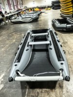 Bateau pneumatique en PVC de 0,9 mm, catamaran pliable de 3,8 mètres avec plancher Airmat, bateau de pêche, bateaux pneumatiques en caoutchouc