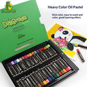 Crayons à huile Dankerin Three Generations Heavy Color, ensemble de 12/24/36 couleurs, <span class=keywords><strong>pastel</strong></span> huileux doux - Product Image 2