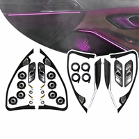 Kit Lampu Ambient Mobil untuk BMW Seri 3 G28 2019-2025 Lampu Ambient 64 Warna Speaker untuk Mobil Set 16 Buah