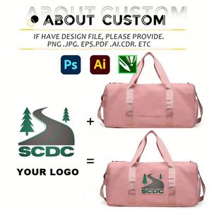 New Custom Logo Large Capacity Duffel <b>Bag</b> with Creative Design Custom Color & Promotional for Sports Yoga Gym Travel - Product Image 3