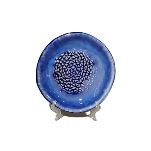 Benutzer definierte handgemachte Knoblauch reibe Keramik Knoblauch platte