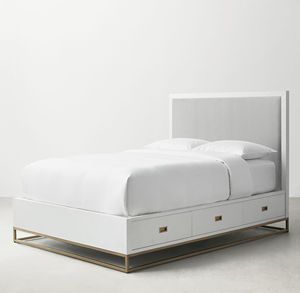 Juego de Muebles de Dormitorio Modernos de Madera, Cama Doble Acogedora con Cajones, Muebles Personalizables de Fábrica Profesional - Product Image 2
