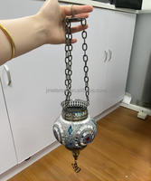 Kit de lampe de table turque bricolage marocain lampe de Bohème mosaïque à la main abat-jour en verre lampe turque Vintage