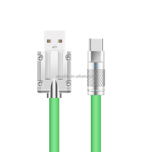 Loại C Điện Thoại Sạc TPE + Kẽm Hợp Kim Trường Hợp 2.4A Nhanh Chóng Sạc USB Cáp Nhanh Chóng Sạc Dữ Liệu Sync Chuyển USB Cáp - Product Image 1