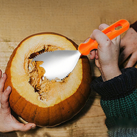 27-delige pompoen snijgereedschapset, niet-toxisch, keukenhulpmiddelen, Halloween, kind, doe-het-zelf, roestvrij staal, fruit- en groentegereedschap