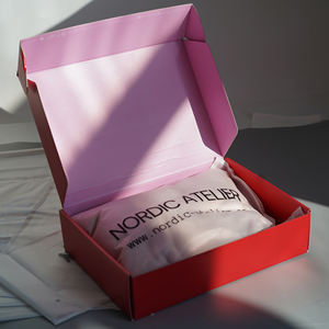 Custom Luxury Personalized Magnetic Apparel Gift Box with Folders Recyclable Matt Lamination & Embossing - Product Image 1