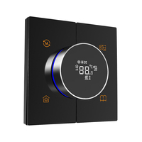 Interrupteur Modbus rs485 pour chambre intelligente Bouton de chauffage de refroidissement programmable Thermostat knx Thermostat intelligent Interrupteurs muraux