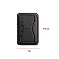 Portefeuille adhésif pliable pour téléphone portable avec porte-cartes en cuir PU papillon pour coque arrière universelle de téléphone portable