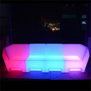 Led bar muebles Banco bar/<span class=keywords><strong>club</strong></span>/al aire libre de color led iluminado transversal sofás led curva sofá seccional al aire libre - Product Image 1