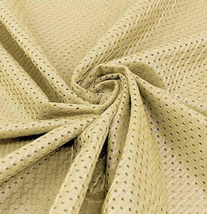 Tissu maille simple 100 % polyester 140 g/m² 160 g/m² 180 g/m² Tissu maille œil-de-perdrix tricoté à trous Tissu maille œil-de-perdrix - Product Image 4