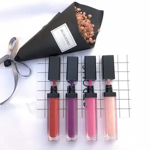 Best seller custom organic vegan makeup 18 hours waterproof private label matte liquid lipstick