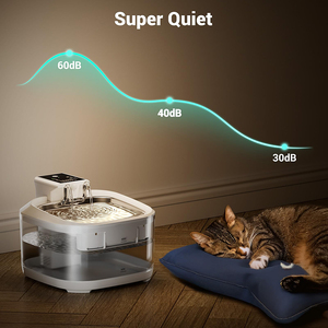 2025 новый популярный беспроводной фонтан для кошек 4,5 л/150 унций Автоматический Дозатор для собак бесшумный беспроводной фонтан для домашних животных для кошек - Product Image 6