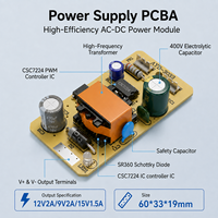 Cartes d'alimentation pleine puissance en gros pour usine, 12V 2A 24W, carte de circuit à performance stable pour remplacement et réparation