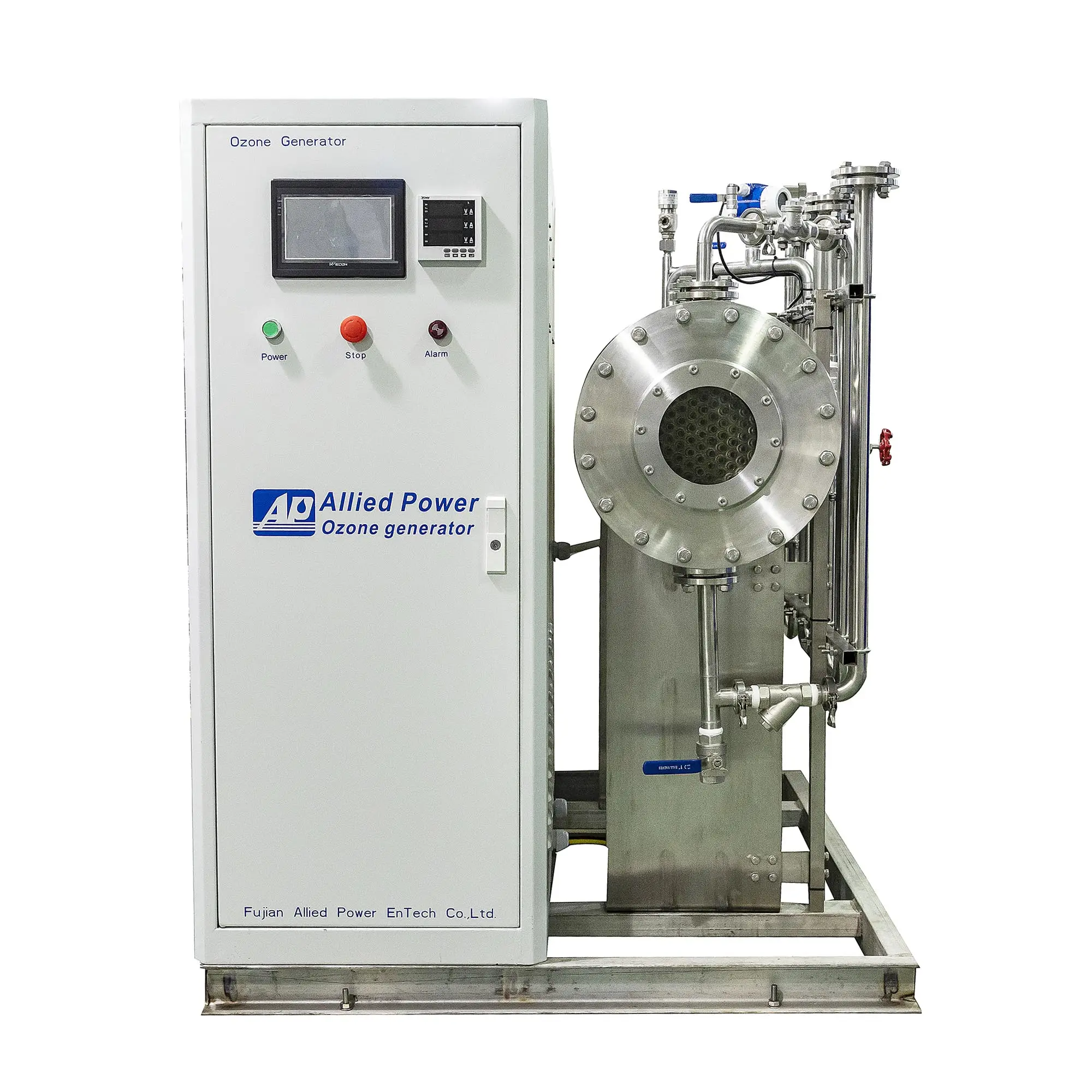 Pilot testi için PLC ile endüstriyel ozon jeneratörü için yeni kg/saat 1 kg/saat ~ 20 üretim tesisi su sterilizasyonu