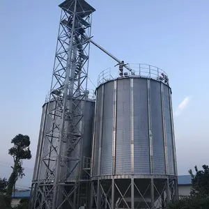 Bolt Galvanized Hopper Bottom Grain Safety Steel Soybean Storage Silos Price