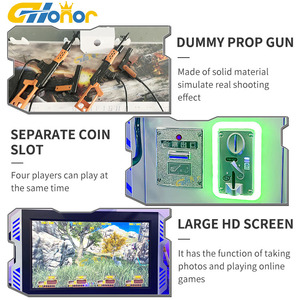 เครื่องเกมยิงปืนอาร์เคดเสมือนจริง <span class=keywords><strong>VR</strong></span> Hunting Heroes Big Game <span class=keywords><strong>Hunter</strong></span> โครงสร้างโลหะ พร้อมระบบภาษาอังกฤษ - Product Image 5