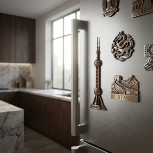 Magneti per Frigorifero Personalizzati in Metallo con Stile Classico 3D in Rilievo, Souvenir Artigianali |   Promozionale Ecologico Senza Piombo Cheng - Product Image 6