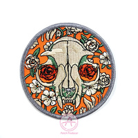 Support thermoscellé Motif individualisé Patch de broderie Crochet et boucle à repasser à coudre Écologique