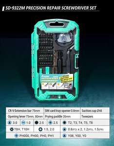 Kit de Reparación de Electrónica de Consumo SD-9322M Ideal para Mantenimiento de 3C, Como <span class=keywords><strong>IPHONE</strong></span> <span class=keywords><strong>11</strong></span>/12/13/X, Samsung, Mi, Oppo, Vivo, Huawei - Product Image 6