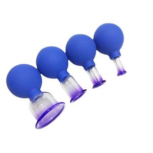 Set bekam vakum untuk wanita, Set cangkir Anti selulit pijat, Set bekam wajah terapi Cina kepala karet - Product Image 1