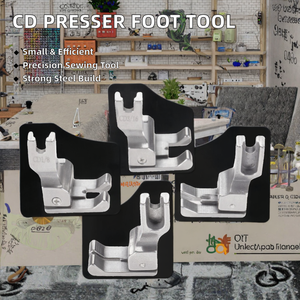 ตีนผีจักรเย็บผ้าอุตสาหกรรมแบบ CD ปรับได้สองทิศทาง ขวา/ซ้าย สำหรับเย็บตะเข็บด้านบน รุ่นใหม่ ประสิทธิภาพสูง ผลิตจากเหล็ก - Product Image 3