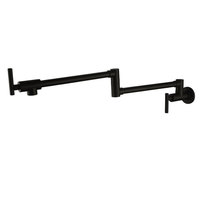 Robinet de cuisine thermostatique en acier inoxydable au design moderne avec douchette extractible, rotation à 360 degrés, fixation murale monotrou