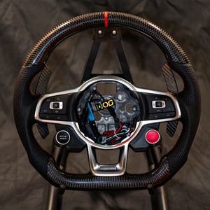 Volante de Cuero <span class=keywords><strong>Volkswagen</strong></span> de Entrega Rápida para VW up Amarok Eos Transporter T-roc <span class=keywords><strong>Beetle</strong></span> R Line Polo 6r Scirocco Jetta - Product Image 5