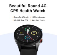 Reloj 4G para Personas Mayores con Llamada de Emergencia SOS, Ubicación GPS, Detector de Frecuencia Cardíaca y Oxígeno en Sangre, Podómetro y Recordatorio de Medicamentos
