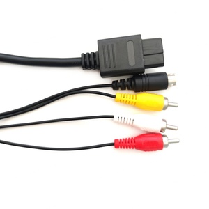 คุณภาพสูงเอสเอวี คอมโพสิต เอส-วีดีโอ RCA สายวิดีโอเสียง AV สำหรับนินเทนโด 64 N64 SNES เกมคิวบ์ NGC - Product Image 4