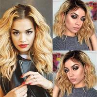 Tissage en lot brésilien naturel avec Closure — recool, mèches très ondulées de couleur ombrée, cheveux humains non traités, nouvelle tendance, 2022