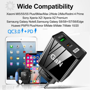 Cargador de pared PD 65W <span class=keywords><strong>GaN</strong></span> para MacBook QC 3,0 PD3.0 Tipo C Cargador rápido USB para iPhone 13 12 Pro - Product Image 5