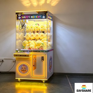 Wholesale Custom Design Arcade Card Operated Bill Acceptor Toy Crane Claw <b>Machine</b> - Product Image 2