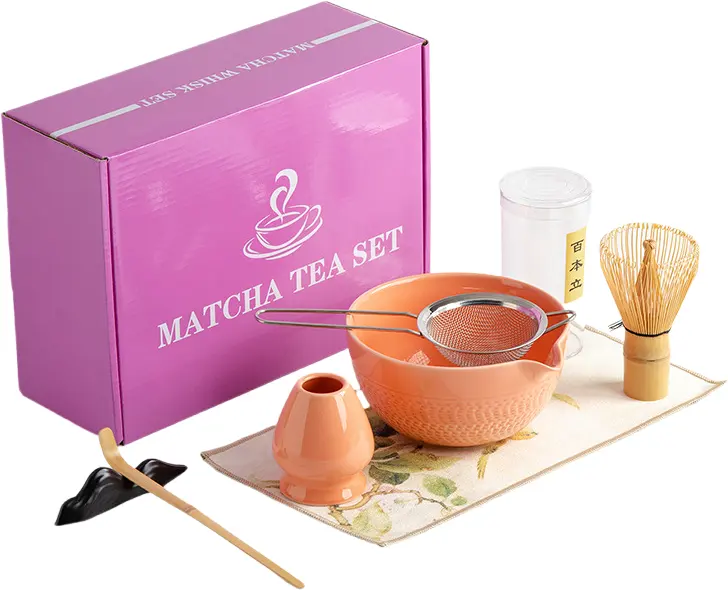 Set da tè Matcha Premium strumento cerimoniale per preparare il tè Matcha 7 pezzi di prodotto per il caffè
