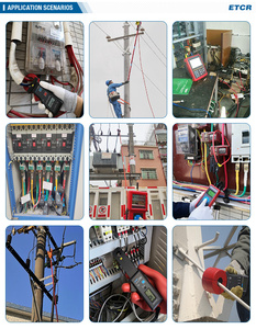 Instrument d'identification de zone ETCR1220, précision 1%, communication 5 km, cycle 6s pour la détection des utilisateurs connectés aux transformateurs - Product Image 2
