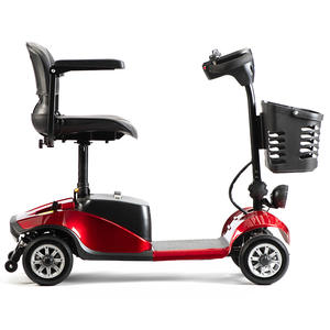 工場直販 サンプル対応 四輪 レッド 高齢者向け 電動カート ハンディキャップ シニアカー 12A 鉛蓄電池 - Product Image 3