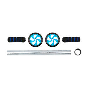 Conozca el Ab Wheel, un equipo de fitness para el hogar para entrenar abdominales, rueda para abdominales, rueda doble para abdominales. - Product Image 4