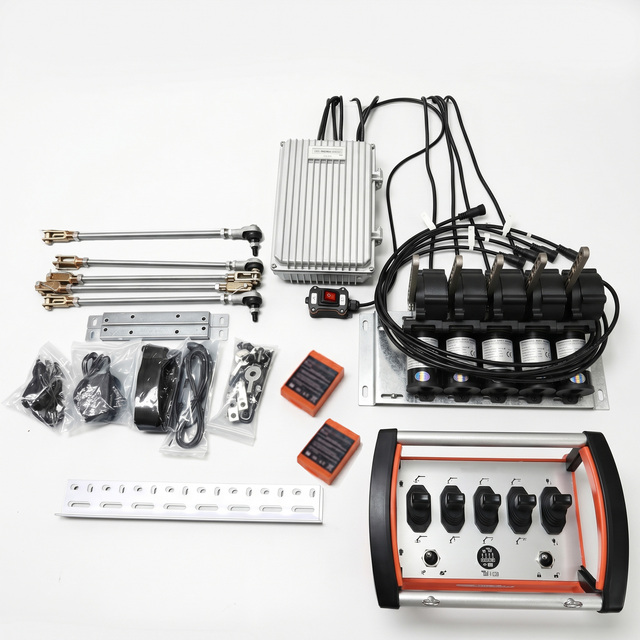 Factory IP68 Waterproof Hydraulic Crane Remote Control Brand Compatibility with 10 Joysticks Control for Truck-mounted Crane
