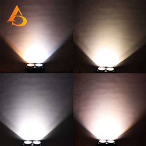 AICPOSE 200W Projecteur LED Blinder à 2 Faisceaux pour Public, Théâtre, Studio, Scène, Blanc Chaud et Froid, Projecteur Par COB - Product Image 6