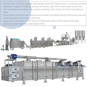 500kg Fish Feed Meal Fish Shrimp Feed Process Line Production Line