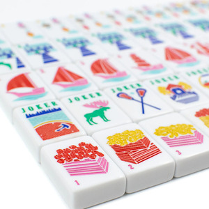 Custom American Luxury Melamine <b>Mahjong</b> Tiles Modern Design Option Private Label Wholesale Supplier - Product Image 3