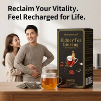 Thé aux six trésors de ginseng naturel pour hommes, complément énergétique à marque privée, sachets de thé bien-être masculin, vente chaude