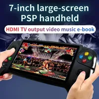 Consola de Juegos Portátil Retro TI-TECH XY-08, 16GB, Pantalla de 7 Pulgadas, Batería de 3000mAh, Inalámbrica 2.4GHz, Expansión TF de 128GB