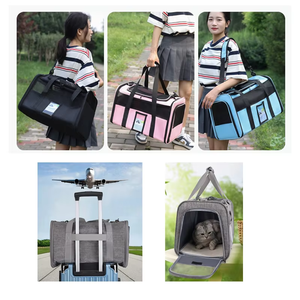 Hãng hàng không túi vật nuôi có thể được gấp lại chiều cao có thể điều chỉnh vật nuôi tàu sân bay Túi du lịch thoáng khí mèo nhỏ và Túi chó - Product Image 6