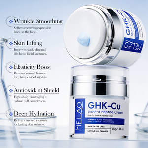 Crème GHK-CU Snap 8 pour le soin de la peau du visage, à l'acide hyaluronique de haute pureté, qualité cosmétique, anti-rides, hydratante, raffermissante et réparatrice - Product Image 1